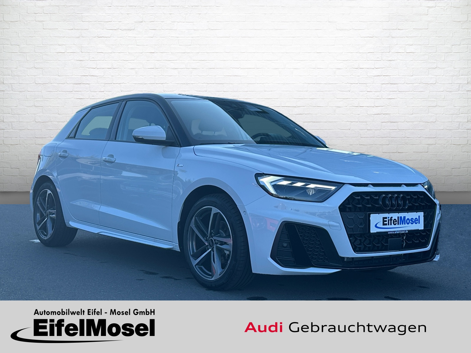 Foto 1 - Audi A1 Sportback 30 TFSI S tronic S line Rückfahrk MMI Navi Klima Regensens, Gletscherweiß